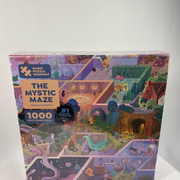 The Mystic Maze 1000-Piece Jigsaw Puzzle Handmade Art For Ages 13+ - Picture 1 of 2